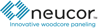 Logo for Neucor - Lightweight, sustainably-sourced composite wood paneling